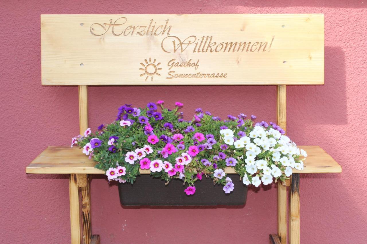 Gasthof Sonnenterrasse - 24h kontaktloser Check-in Litzelsdorf Exterior foto